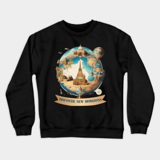 world tourism day Crewneck Sweatshirt